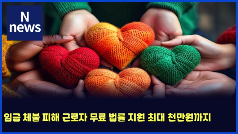 임금 체불 피해 근로자 무료 법률 지원 최대 천만원까지 26 임금 체불 피해 근로자 무료 법률 지원 최대 천만원까지