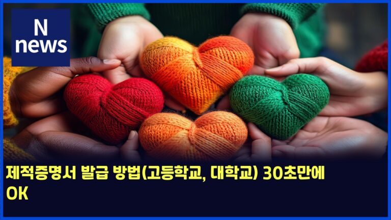 제적증명서 발급 방법(고등학교, 대학교) 30초만에 OK 11 제적증명서 발급 방법(고등학교, 대학교) 30초만에 OK